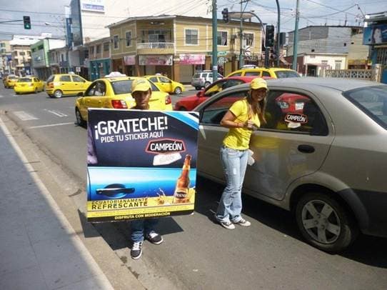 Publicidad - activaciones de marca y en bicicletas