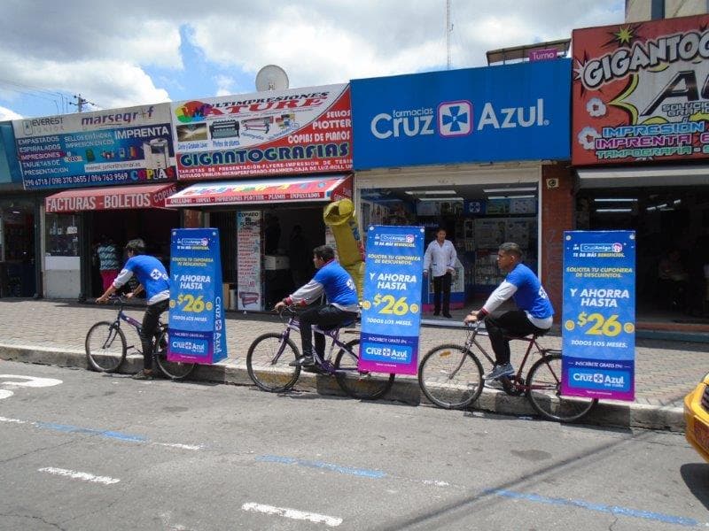 Publicidad - activaciones de marca y en bicicletas