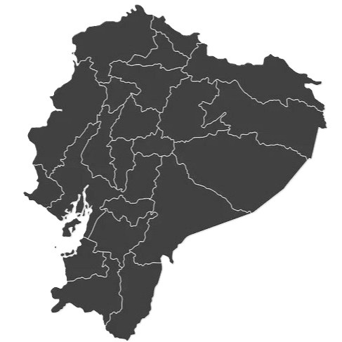 Mapa del Ecuador — cobertura nacional de Fénix Publicidades